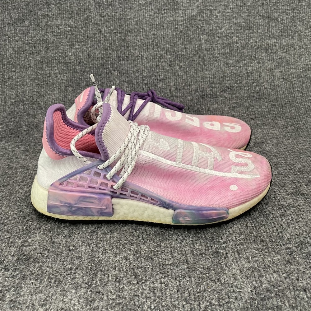 Pharrell X Adidas Human Race NMD Shoes Mens Sz 7 Hu Holi Festival Pink AC7362